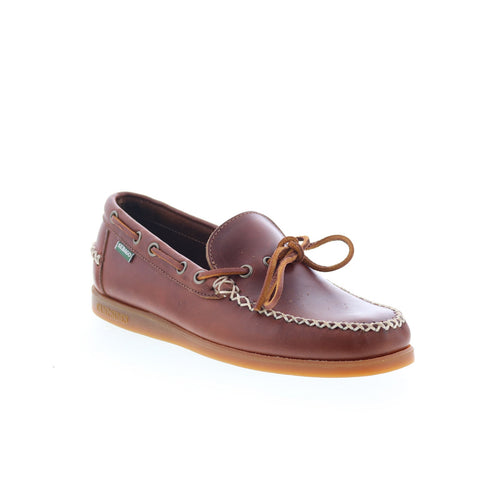 Sebago Scout Waxed 74116GW-925 Mens Brown Loafers & Slip Ons Boat Shoes