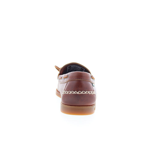 Sebago Scout Waxed 74116GW-925 Mens Brown Loafers & Slip Ons Boat Shoes