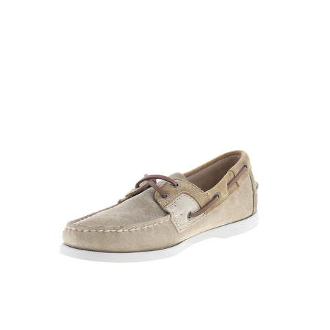 Sebago Ross Island JIB Shadow Mens Gray Loafers & Slip Ons Boat Shoes