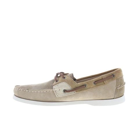 Sebago Ross Island JIB Shadow Mens Gray Loafers & Slip Ons Boat Shoes