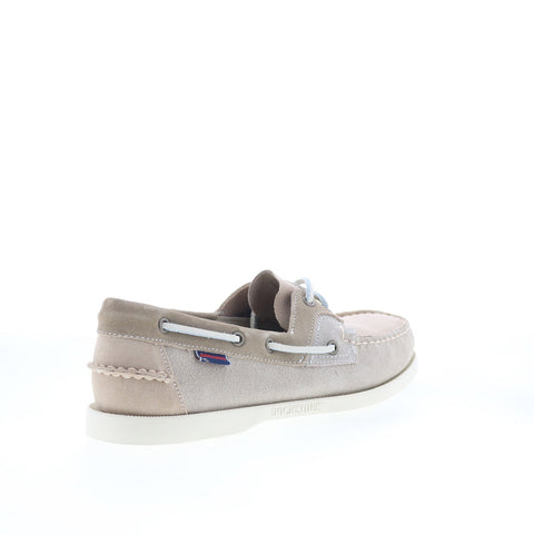 Sebago Ross Island JIB Shadow Mens Gray Loafers & Slip Ons Boat Shoes