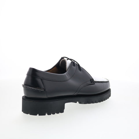 Sebago James Lug 741227W-987 Womens Black Loafers & Slip Ons Boat Shoes