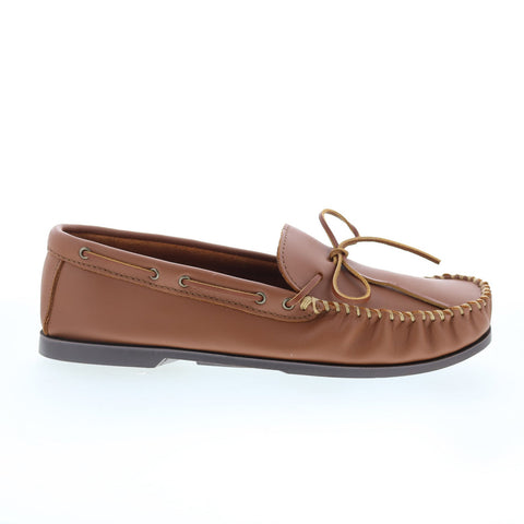 Minnetonka Camp Moc 742X-MAP Mens Brown Loafers & Slip Ons Moccasin Shoes