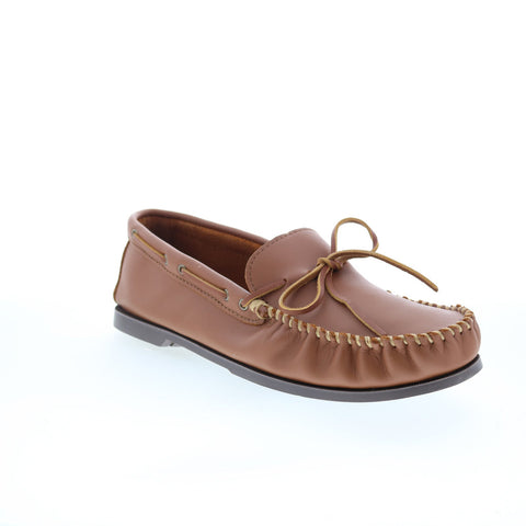 Minnetonka Camp Moc 742X-MAP Mens Brown Loafers & Slip Ons Moccasin Shoes