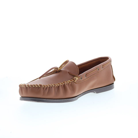 Minnetonka Camp Moc 742X-MAP Mens Brown Loafers & Slip Ons Moccasin Shoes