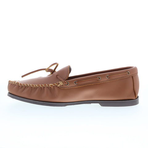 Minnetonka Camp Moc 742X-MAP Mens Brown Loafers & Slip Ons Moccasin Shoes