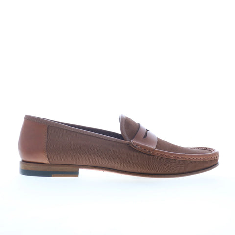 Mezlan Mez Penny 7447 Mens Brown Leather Loafers & Slip Ons Penny Shoes
