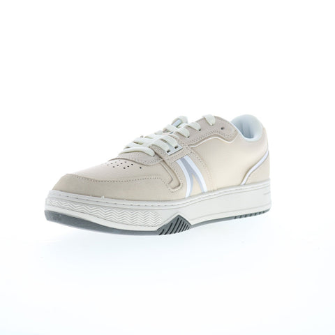 Lacoste L001 124 3 SMA 7-47SMA00542B7 Mens Beige Lifestyle Sneakers Shoes