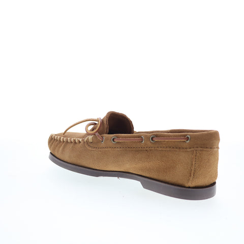 Minnetonka Camp Moc 747W-DST Mens Brown Loafers & Slip Ons Moccasin Shoes