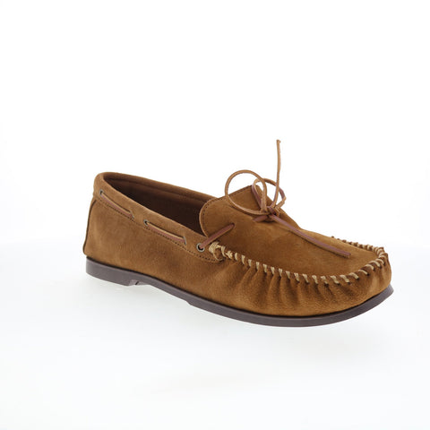 Minnetonka Camp Moc 747X-DST Mens Suede Loafers & Slip Ons Moccasin Shoes