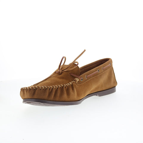 Minnetonka Camp Moc 747X-DST Mens Suede Loafers & Slip Ons Moccasin Shoes