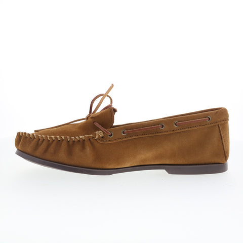 Minnetonka Camp Moc 747X-DST Mens Suede Loafers & Slip Ons Moccasin Shoes