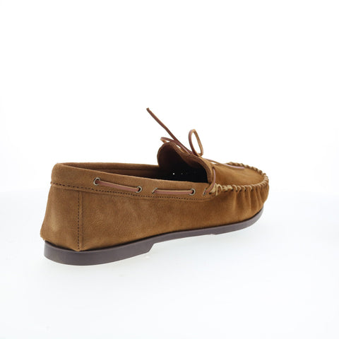 Minnetonka Camp Moc 747X-DST Mens Suede Loafers & Slip Ons Moccasin Shoes