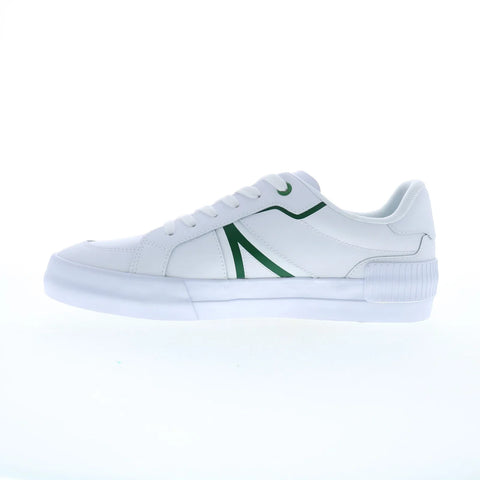 Lacoste L004 224 1 CMA Mens White Leather Lifestyle Sneakers Shoes