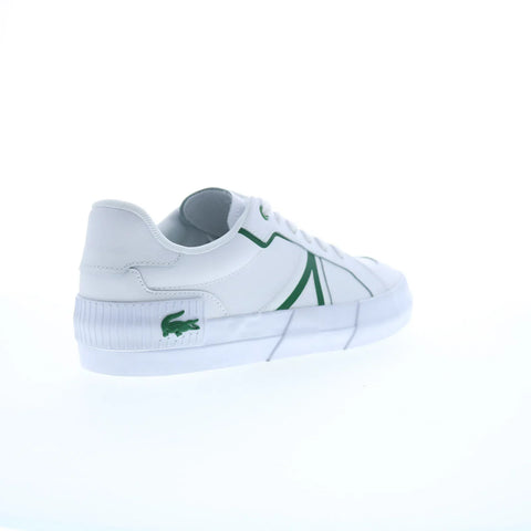 Lacoste L004 224 1 CMA Mens White Leather Lifestyle Sneakers Shoes