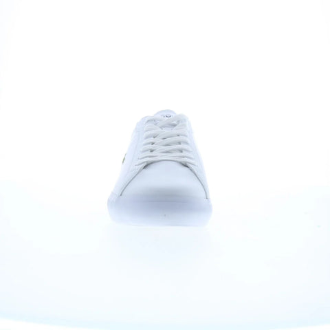 Lacoste Powercourt 224 1 SMA Mens White Leather Lifestyle Sneakers Shoes