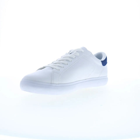 Lacoste Powercourt 224 1 SMA Mens White Leather Lifestyle Sneakers Shoes