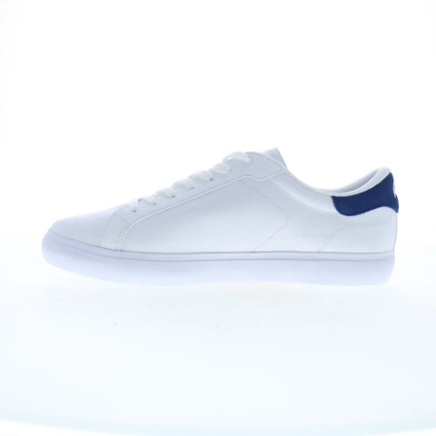 Lacoste Powercourt 224 1 SMA Mens White Leather Lifestyle Sneakers Shoes