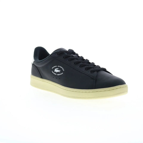 Lacoste Carnaby Set 224 2 SMA Mens Black Leather Lifestyle Sneakers Shoes