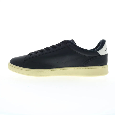 Lacoste Carnaby Set 224 2 SMA Mens Black Leather Lifestyle Sneakers Shoes
