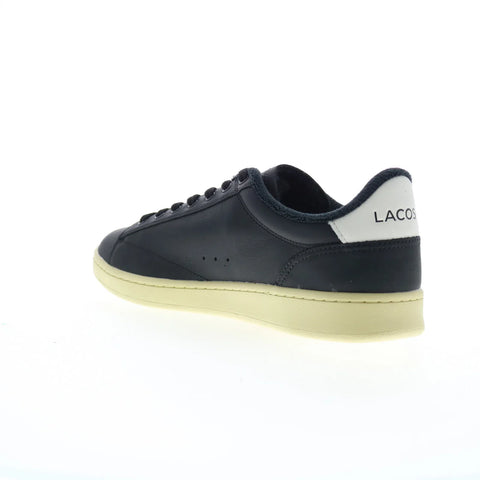 Lacoste Carnaby Set 224 2 SMA Mens Black Leather Lifestyle Sneakers Shoes