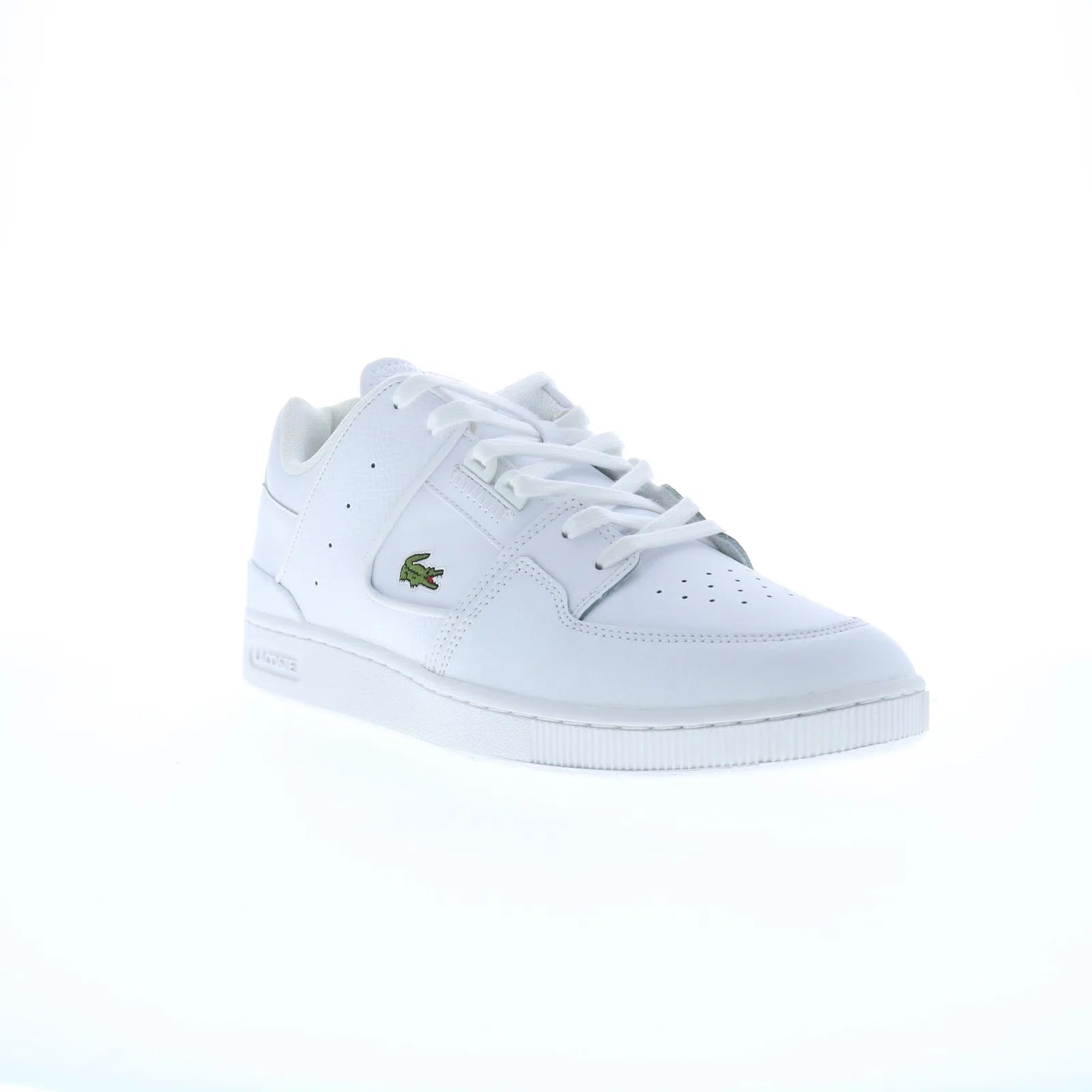 LACOSTE スニーカー COURT BASE 224 1 SMA  9  21G(WHT/WHT) Lacoste Court Cage 224 1 SMA Mens White Leather Lifestyle Sneakers