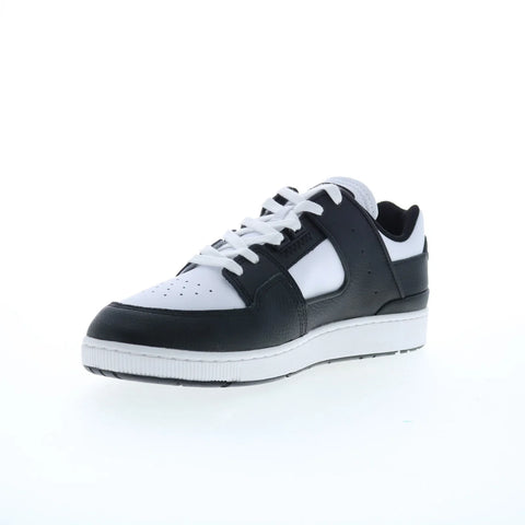 Lacoste Court Cage 224 1 SMA Mens Black Leather Lifestyle Sneakers Shoes