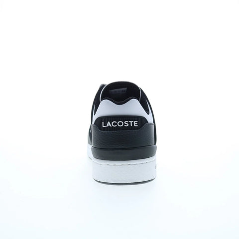 Lacoste Court Cage 224 1 SMA Mens Black Leather Lifestyle Sneakers Shoes