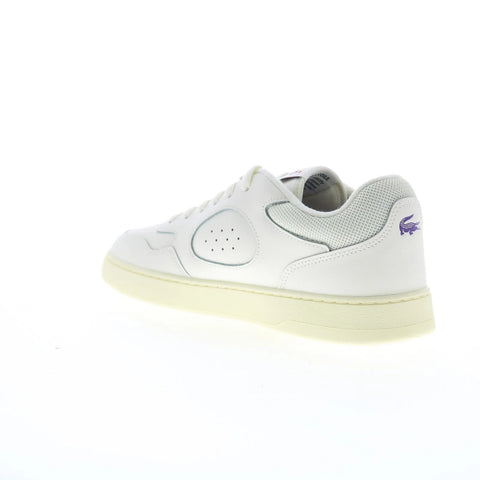 Lacoste Lineset 224 1 SMA Mens Beige Leather Lifestyle Sneakers Shoes