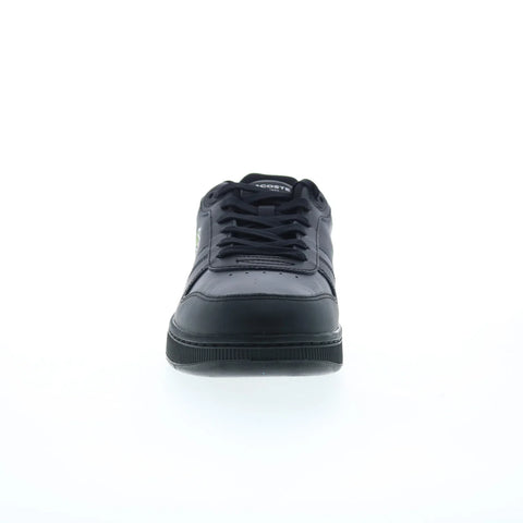 Lacoste T-Clip Set 224 2 SMA Mens Black Leather Lifestyle Sneakers Shoes