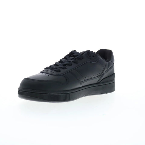 Lacoste T-Clip Set 224 2 SMA Mens Black Leather Lifestyle Sneakers Shoes