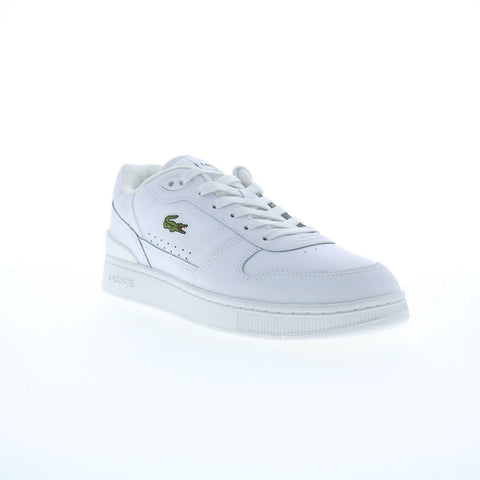 Lacoste T-Clip Set 224 2 SMA Mens White Leather Lifestyle Sneakers Shoes