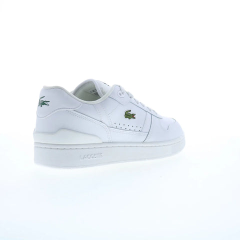 Lacoste T-Clip Set 224 2 SMA Mens White Leather Lifestyle Sneakers Shoes