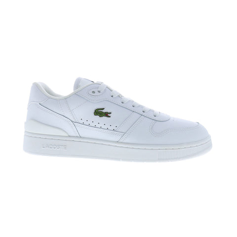 Lacoste T-Clip Set 224 2 SMA Mens White Leather Lifestyle Sneakers Shoes