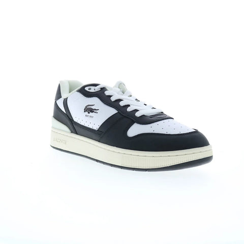 Lacoste T-Clip Set 224 6 SMA Mens Black Leather Lifestyle Sneakers Shoes
