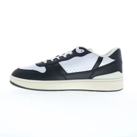 Lacoste T-Clip Set 224 6 SMA Mens Black Leather Lifestyle Sneakers Shoes