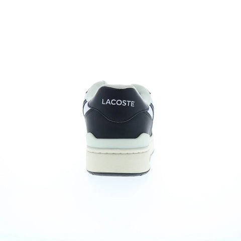 Lacoste T-Clip Set 224 6 SMA Mens Black Leather Lifestyle Sneakers Shoes