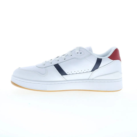 Lacoste T-Clip Set 224 8 SMA Mens White Leather Lifestyle Sneakers Shoes