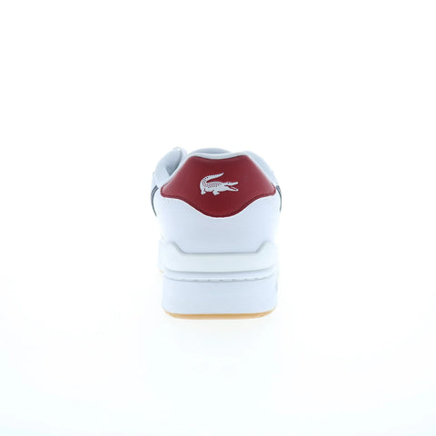Lacoste T-Clip Set 224 8 SMA Mens White Leather Lifestyle Sneakers Shoes