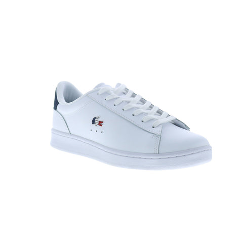 Lacoste Carnaby Set 224 7 SMA Mens White Leather Lifestyle Sneakers Shoes