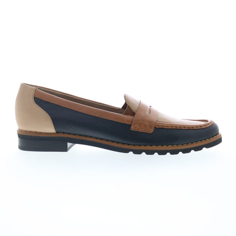 Ros Hommerson Winnie II 75099-1G Womens Black Narrow Loafer Flats Shoes
