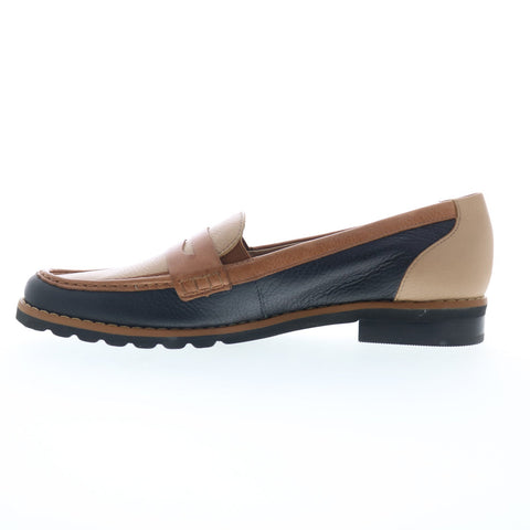Ros Hommerson Winnie II 75099-1G Womens Black Narrow Loafer Flats Shoes