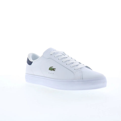Lacoste Powercut Graphic 225 1 SMA Mens White Lifestyle Sneakers Shoes