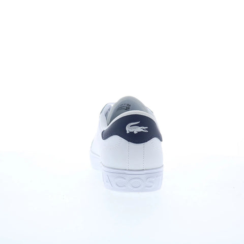 Lacoste Powercut Graphic 225 1 SMA Mens White Lifestyle Sneakers Shoes
