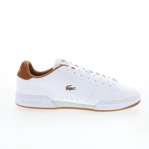 Lacoste Carnaby Cup 225 2 SMA Mens White Leather Lifestyle Sneakers Shoes