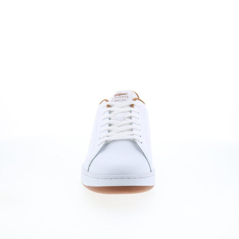 Lacoste Carnaby Cup 225 2 SMA Mens White Leather Lifestyle Sneakers Shoes