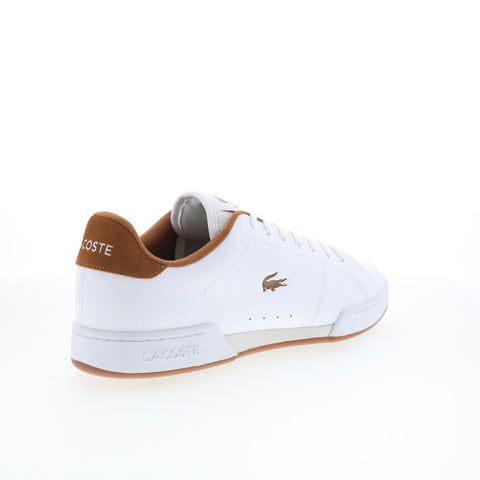 Lacoste Carnaby Cup 225 2 SMA Mens White Leather Lifestyle Sneakers Shoes
