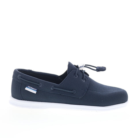 Sebago Monterey 75113RW-908 Womens Blue Mesh Loafers & Slip Ons Boat Shoes