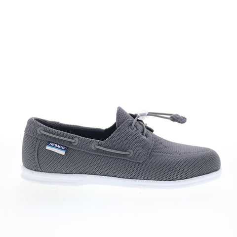 Sebago Monterey 75113RW-917 Womens Gray Mesh Loafers & Slip Ons Boat Shoes