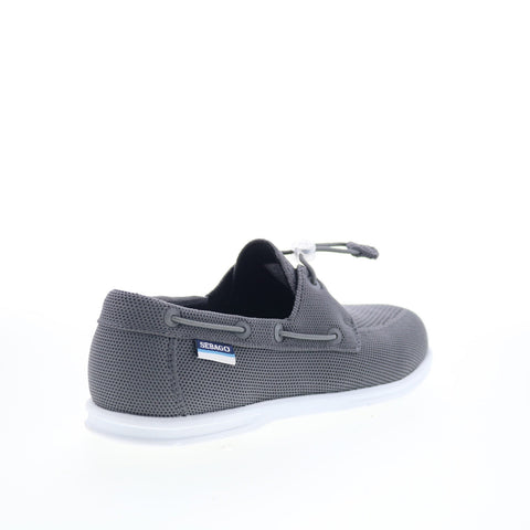 Sebago Monterey 75113RW-917 Womens Gray Mesh Loafers & Slip Ons Boat Shoes